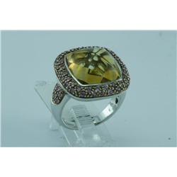 Natural Pink Sapphire Ring 14K White Gold - SRP$ 3526