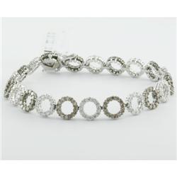 Bracelet 5.74 ctw Diamond  14K White Gold- SRP$ 13432
