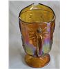 Image 5 : Vintage MARIGOLD Carnival Glass Pitcher and Divided Tray Set