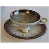 Image 6 : Zeh Scherzer Bavaria Teacup & Saucer, Swedish Plate, Salt Shaker