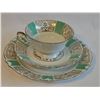 Image 1 : Bavaria Schaller Porcelain Tea Trio with Gold and Green Trim