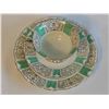 Image 2 : Bavaria Schaller Porcelain Tea Trio with Gold and Green Trim