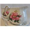 Image 7 : Royal Adderley Prairie Rose Bone China Creamer, Sugar, Tray Set