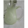 Image 3 : Tableware: Ideal Porcelain Plate & Frosted Glassware