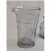 Image 3 : 1940s Purple Glass Canadian Kodak Co. Glass Measuring Cup and Small Inkwell Bottle
