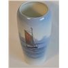 Image 6 : Royal Copenhagen Hand-Painted Porcelain Vase with Sailboat