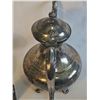 Image 7 : Vintage Silver Plated Teapot, Tiered Tray, Salt and Pepper, and Faux Pearls
