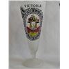 Image 4 : Vintage 'Gay Fad' 5 Frosted Novelty Glass Goblets with Character Portraits