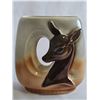 Image 3 : 1950s Ceramic Animal Planters Bear and Deer Motifs