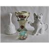 Image 1 : Meow these are Decorative Collectibles! | Bell, Cat Jug, Vase, and Paperweight