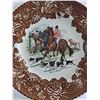 Image 2 : HORSE LOVERS!!!! Wood & Sons Alpine White Ironstone Plate and Ceramic Horse Figurine