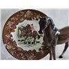 Image 7 : HORSE LOVERS!!!! Wood & Sons Alpine White Ironstone Plate and Ceramic Horse Figurine