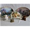 Image 1 : Thomas Kinkade Plates, Cherished Teddies, and Mini Collectibles Lot