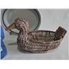 Image 3 : Ceramic and Wicker Tableware Assortment, Including Boote's Hotel Ware and Hall USA