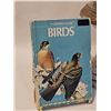 Image 2 : Bird Display Dome with Ceramic Chickadee and Golden Guide Book
