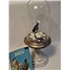 Image 4 : Bird Display Dome with Ceramic Chickadee and Golden Guide Book