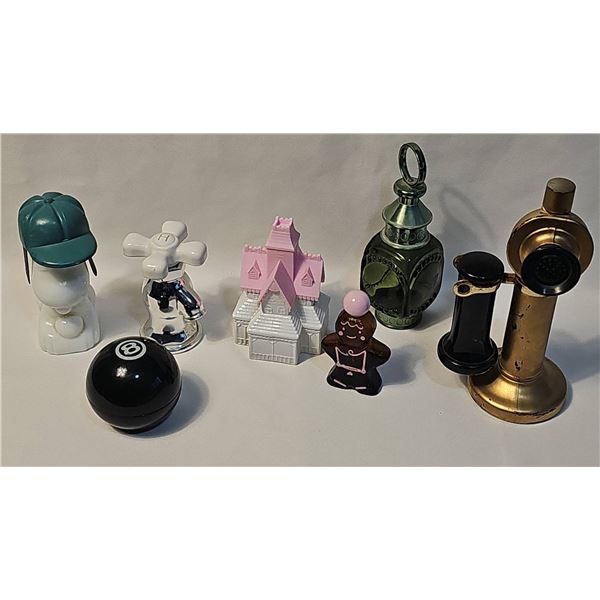 Vintage Avon Novelty Perfume and Cologne Bottles Lot of 7