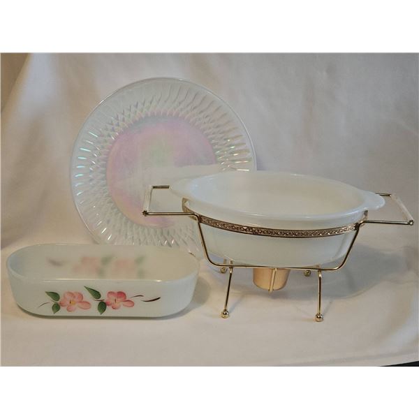 Anchor Hocking Fire-King Ovenware Cassarole Set