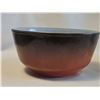 Image 4 : DIABLO HOMBRE Anchor Hocking Fire-King Mixing Bowl and Federal Glass Autumn Flower Bowl