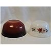 Image 5 : DIABLO HOMBRE Anchor Hocking Fire-King Mixing Bowl and Federal Glass Autumn Flower Bowl
