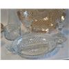 Image 2 : Pressed Glass Serving and Tableware Lot