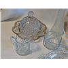 Image 3 : Pressed Glass Serving and Tableware Lot