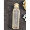 Image 2 : Lot: Taylor's Perfume Bottle, Brass Lighter, Two Vintage Brooches.