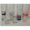Image 1 : 6 Assorted Advertising Drinking Glasses