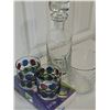 Image 8 : Bar Set with Glass Decanter, 1960s Glasses, Ice Bucket, and Bartender's Guide 1400 Recipes