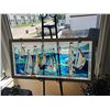 Image 9 : Large Framed Stained Glass Sailboat Scene Panel