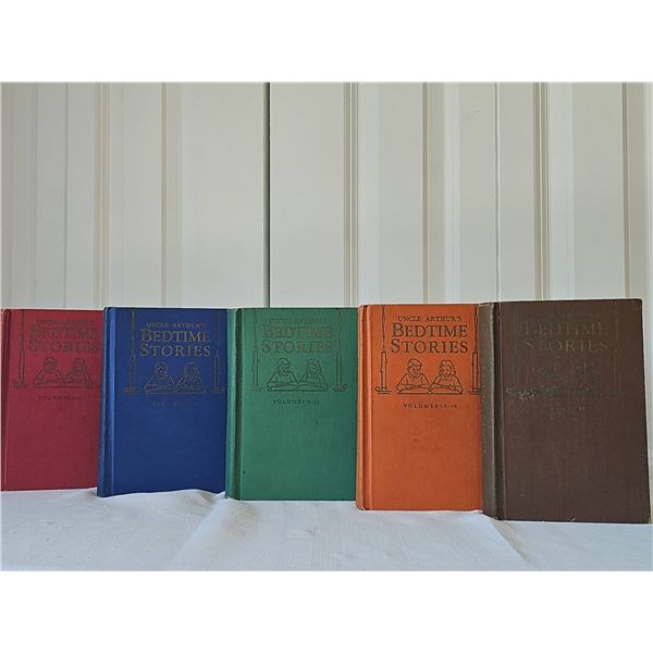 1941 Uncle Arthur's Bedtime Stories Complete Set Volumes 1-20