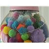 Image 4 : Continental Gum of Canada Pink Gumball Machine with Stand needs new glass