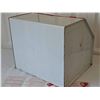 Image 10 : 1940s white metal bread box with pie keep and recipe pamphlet