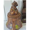 Image 2 : Bear Cookie Jar and Wooden Wall Mail Organizer