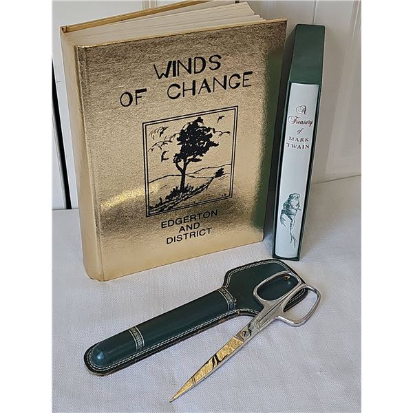 Book Set, "Winds of Change" and "A Treasury of Mark Twain"