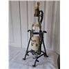 Image 1 : Asbach Uralt Brandy Bottle With Iron Stand and Pourer