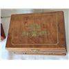 Image 4 : Vitntage blue velvet lined Wooden Jewelry Box and double door jewelry box by Gunther Mele
