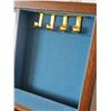Image 6 : Vitntage blue velvet lined Wooden Jewelry Box and double door jewelry box by Gunther Mele