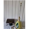 Image 2 : MCM 1960s Lamps Including Brown over bed Lamp and Yellow Ceramic Lamp with retro green design