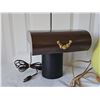Image 3 : MCM 1960s Lamps Including Brown over bed Lamp and Yellow Ceramic Lamp with retro green design