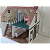 Image 6 : Vintage Hand Made Wooden Dollhouse With Furniture and Accessories