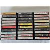 Image 1 : 30 Vintage  Pop, Rock, and Country Music Cassette Tapes
