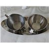 Image 3 : 1950s Tableware Lot – Stainless Set, Shakers, Dispensers