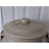 Image 5 : Antique Medalta Alberta Potteries Redcliff No. 5 Water Crock with Repaired Lid