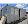 Image 1 : Converted 20' Shipping Container w/ Finished Interior, Electrical, Side Door & Window