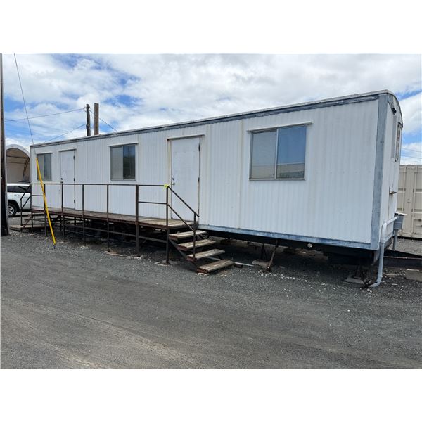Modular Office Trailer w/ Finished Interior, Electrical, 2 Exits & Staircase