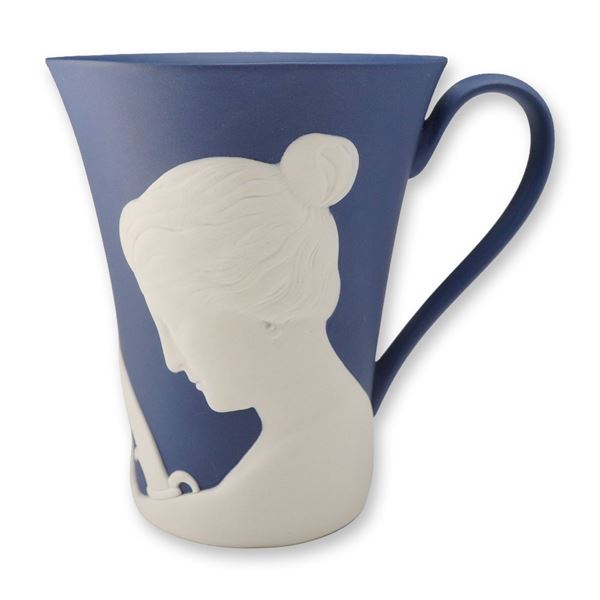 Wedgwood Jasperware 250th Anniversary Commemorative Mug, Terpsichore the Muse of Music