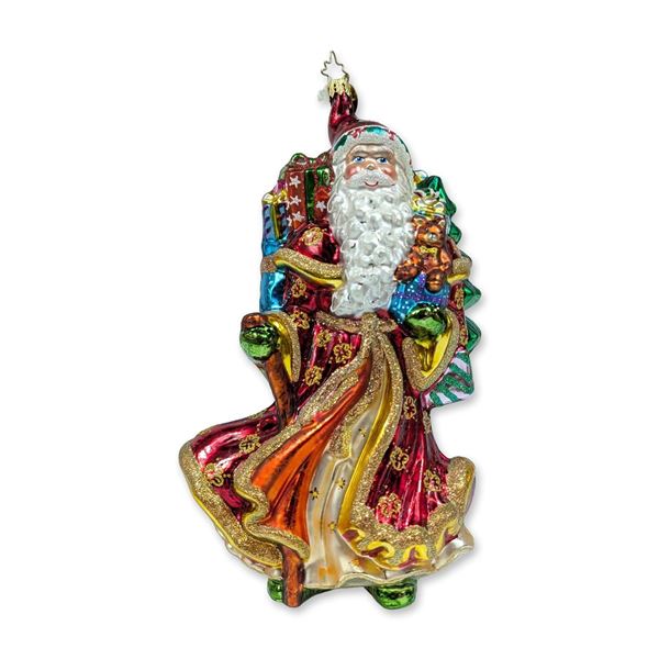 Christopher Radko Glass Santa Claus Ornament