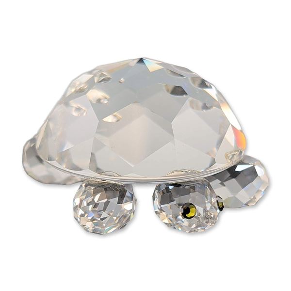 Swarovski Silver Crystal Turtle Figurine