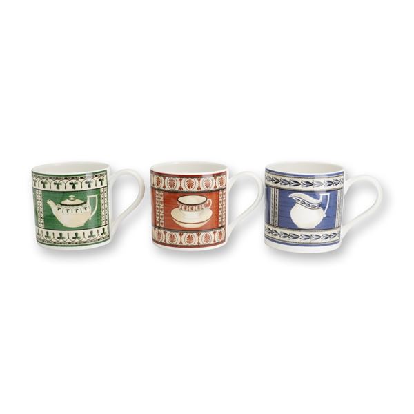 3pc Wedgwood Bone China The Mug Collection